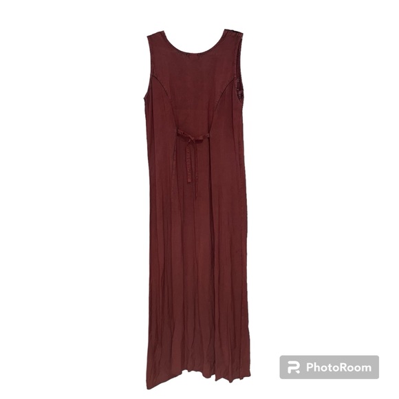 India Boutique free size burgundy jumper dress - Picture 14 of 14